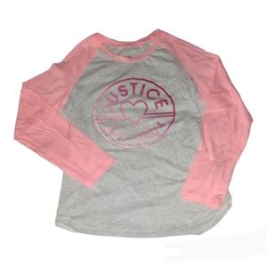 Girls Justice Long Sleeve T-Shirt Size 12